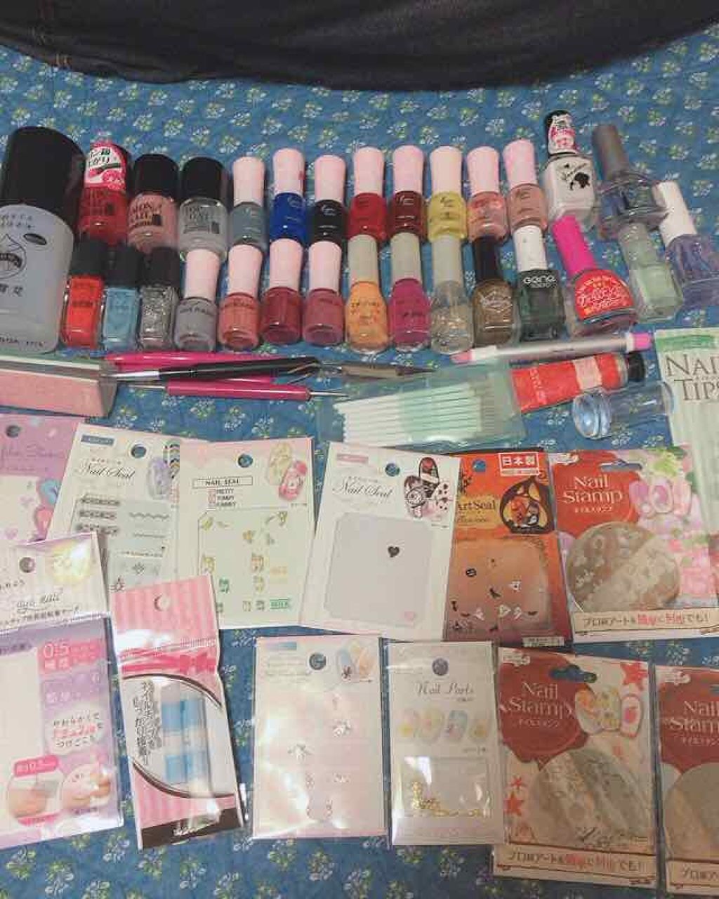 ネイルシール/セリア/ネイルシールを使ったクチコミ（1枚目）