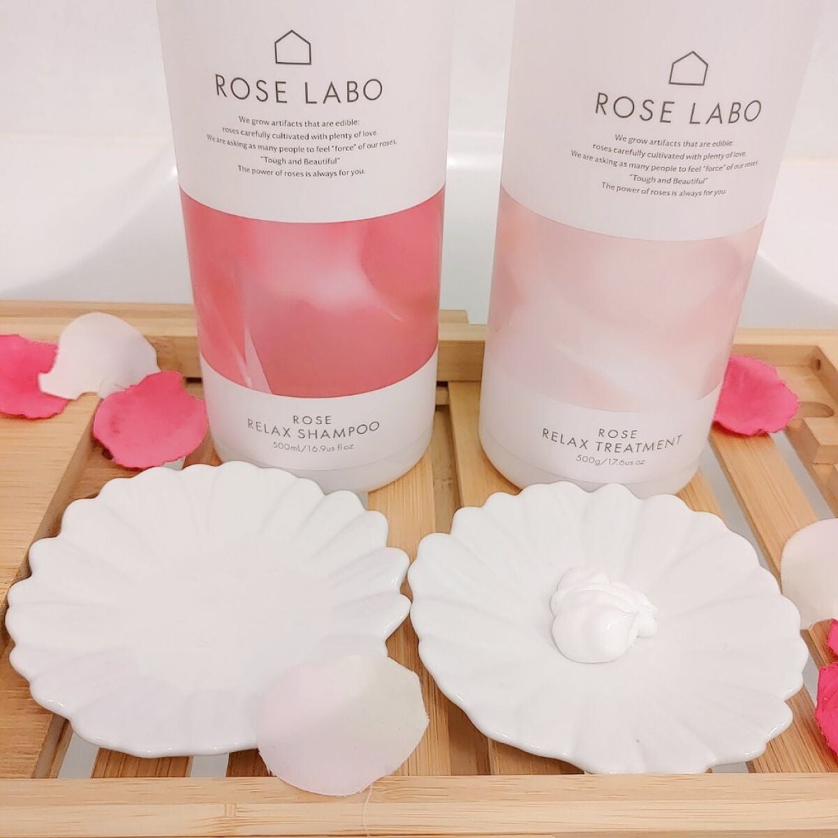 ローズリラックスシャンプー&トリートメント/ROSE LABO/市販シャンプーを使ったクチコミ(2枚目)
