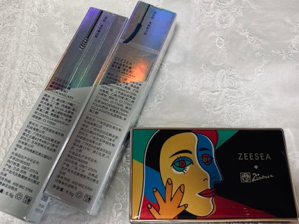 ZEESEA ×PICASSO COLOREYESHADOW/ZEESEA/アイシャドウパレットを使ったクチコミ(1枚目)