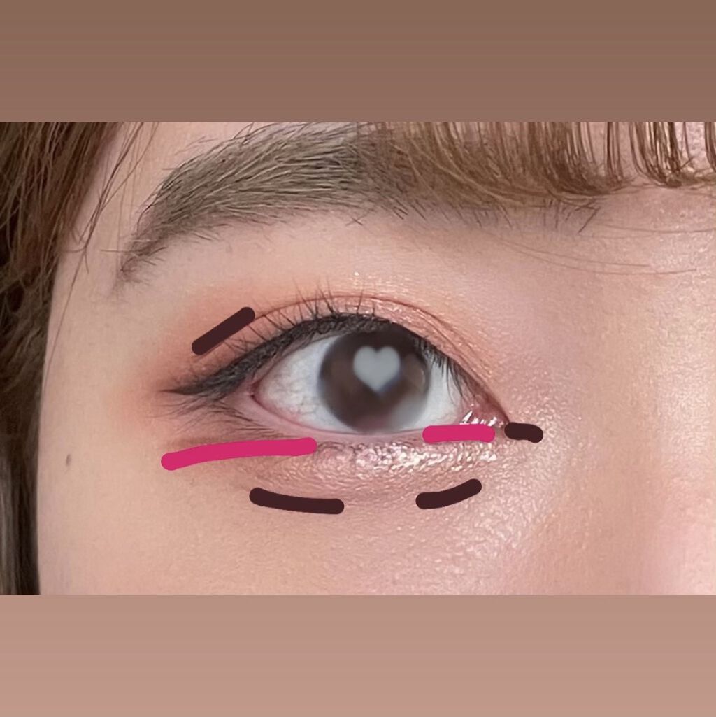 ジェルアイライナー/CEZANNE/ジェルアイライナーを使ったクチコミ（2枚目）