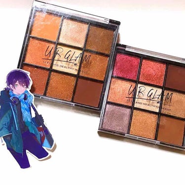 UR GLAM　BLOOMING EYE COLOR PALETTE/U R GLAM/パウダーアイシャドウを使ったクチコミ（1枚目）