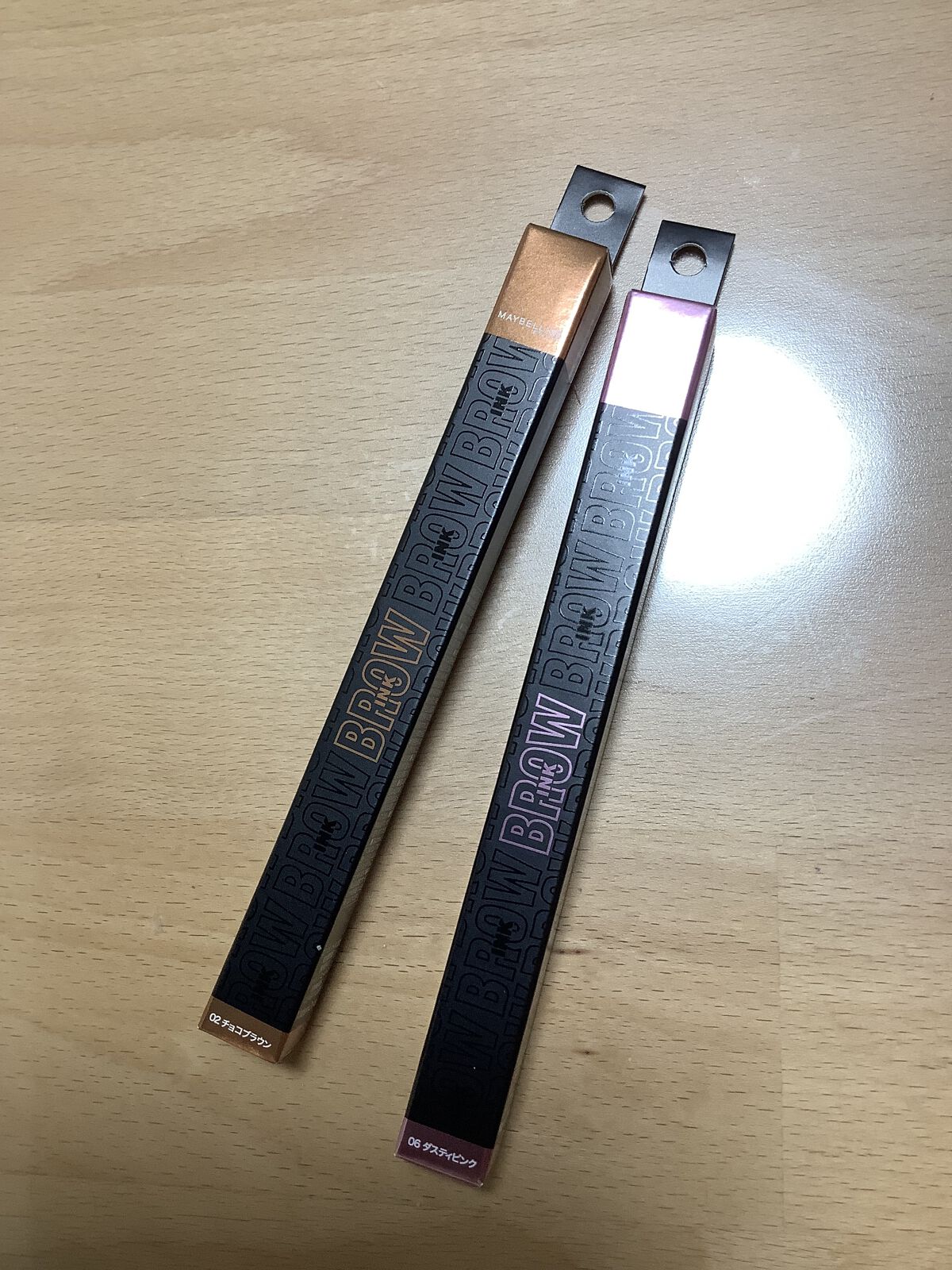 ブロウインク カラーティントデュオ/MAYBELLINE NEW YORK/眉ティントを使ったクチコミ（1枚目）