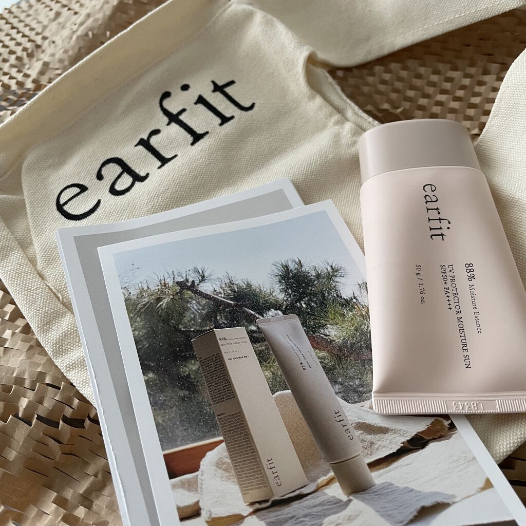 UVプロテクターモイスチャーサン/earfit/日焼け止めクリームを使ったクチコミ（1枚目）