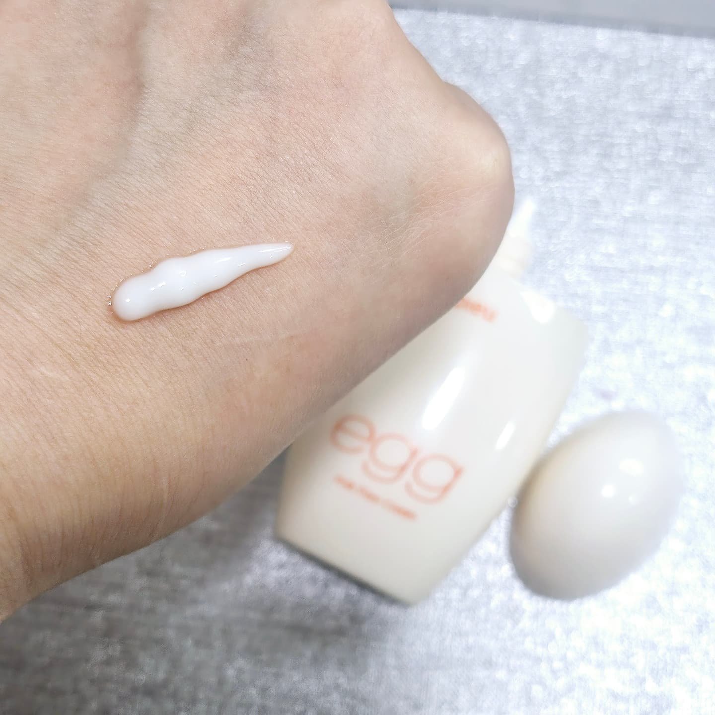 毛穴レスむき卵肌クリーム/A’pieu/フェイスクリームを使ったクチコミ（3枚目）