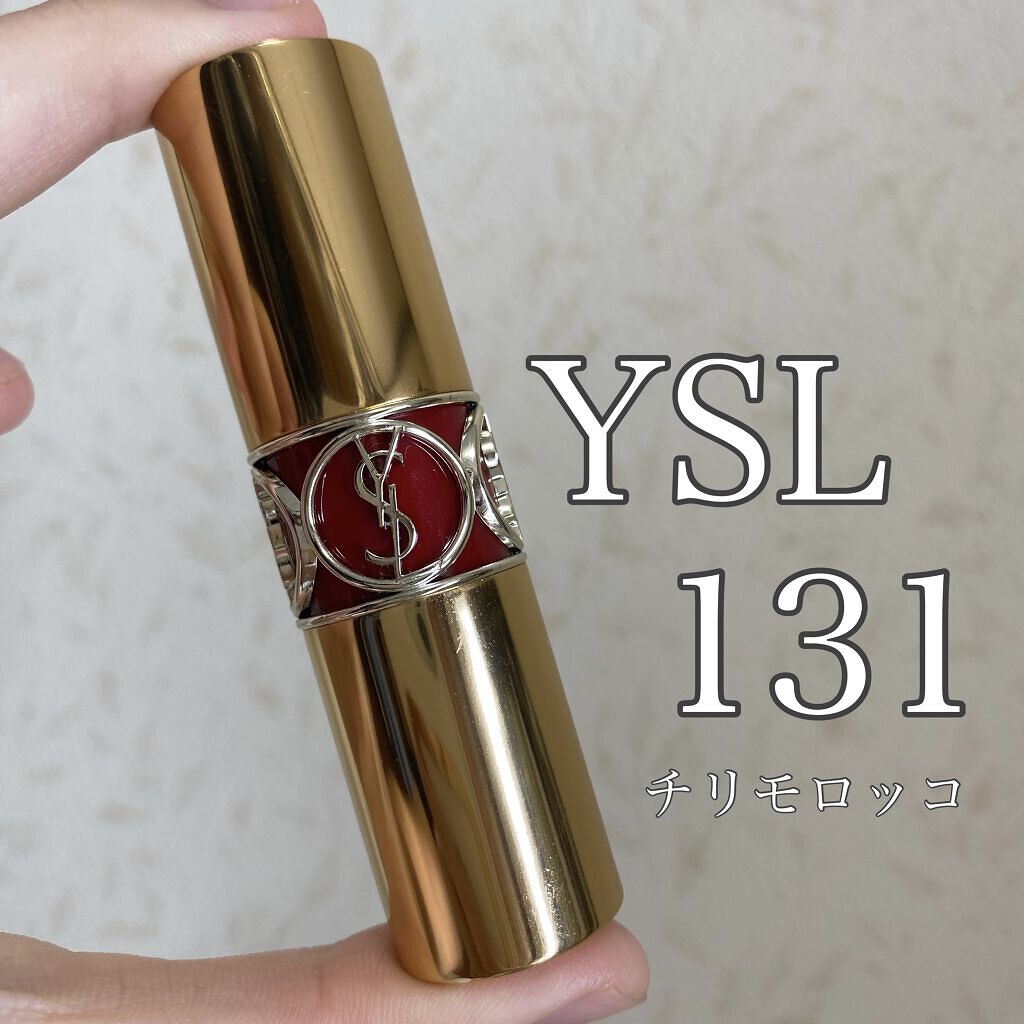 ルージュ ヴォリュプテ シャイン/YVES SAINT LAURENT BEAUTE/口紅を使ったクチコミ（1枚目）