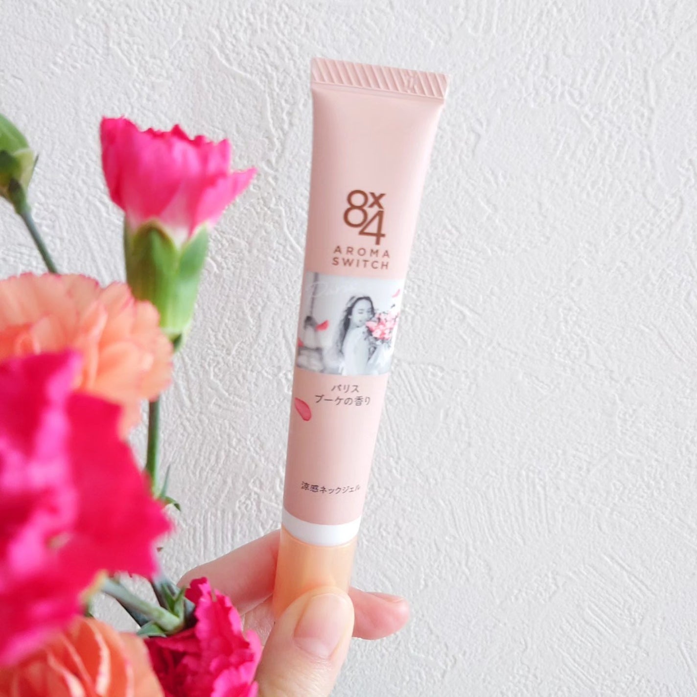 8x4 アロマスイッチ 涼感ネックジェル パリスブーケの香り/8x4/デオドラント・制汗剤を使ったクチコミ(2枚目)