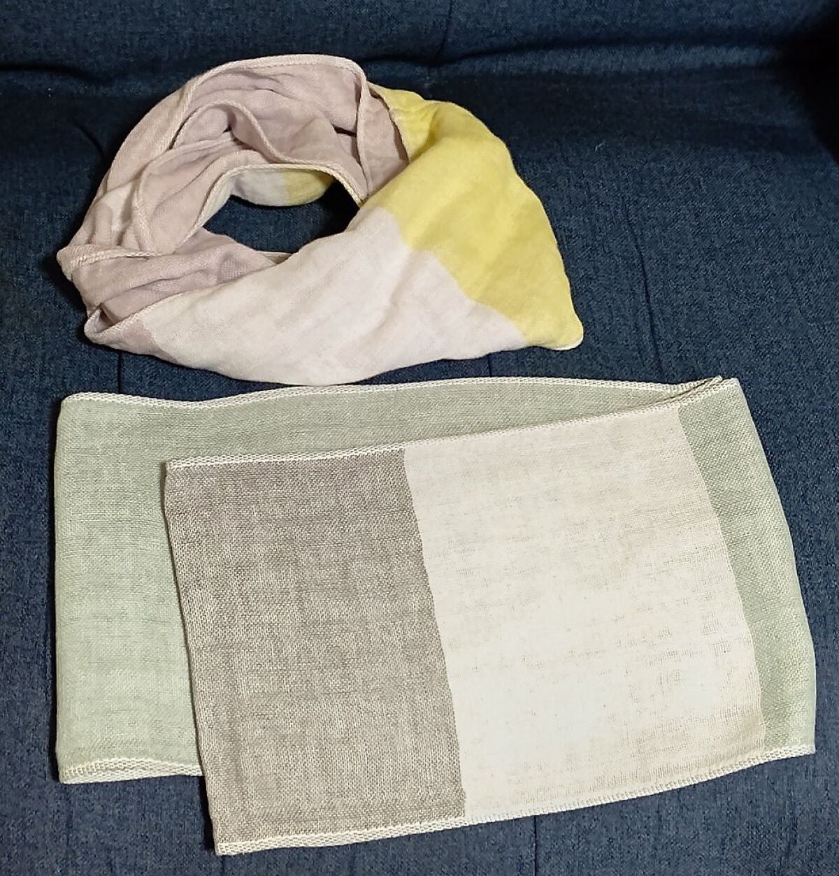 今治でつくった3重ガーゼの麻混タオルスヌード/ベルメゾン/その他を使ったクチコミ(1枚目)
