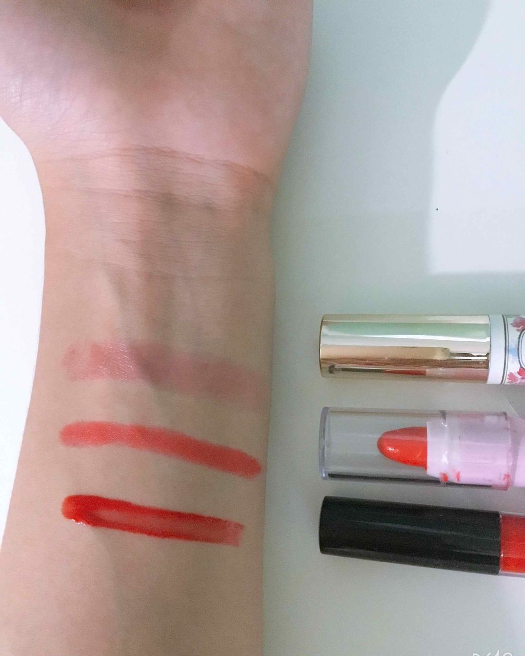 ダイソー×IT GIRL マットクレヨンリップ/DAISO/口紅を使ったクチコミ（2枚目）