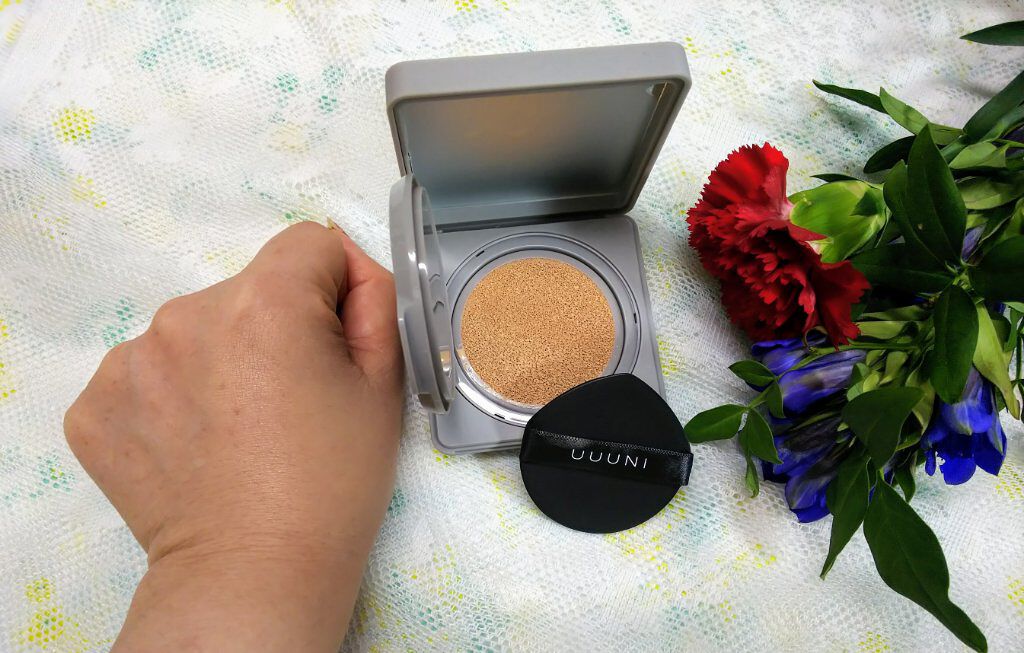 ブライトアップスキンファンデーション 01 Light Beige(ライトベージュ)/UUUNI/クッションファンデーションを使ったクチコミ（2枚目）