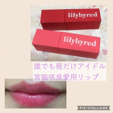 ブラッディライアー コーティングティント/lilybyred/口紅を使ったクチコミ（1枚目）