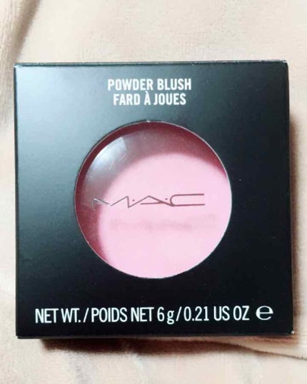 パウダー ブラッシュ/M・A・C/パウダーチークを使ったクチコミ(1枚目)
