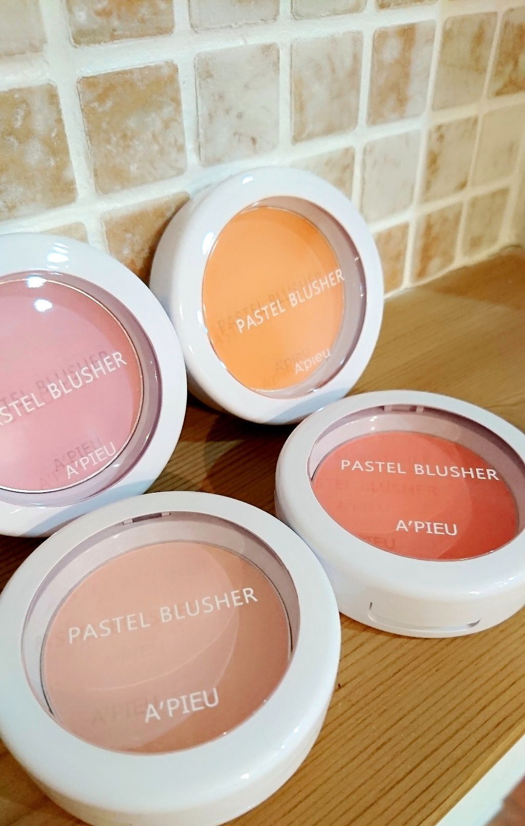アピュー パステルブラッシャー/A’pieu/パウダーチークを使ったクチコミ(1枚目)