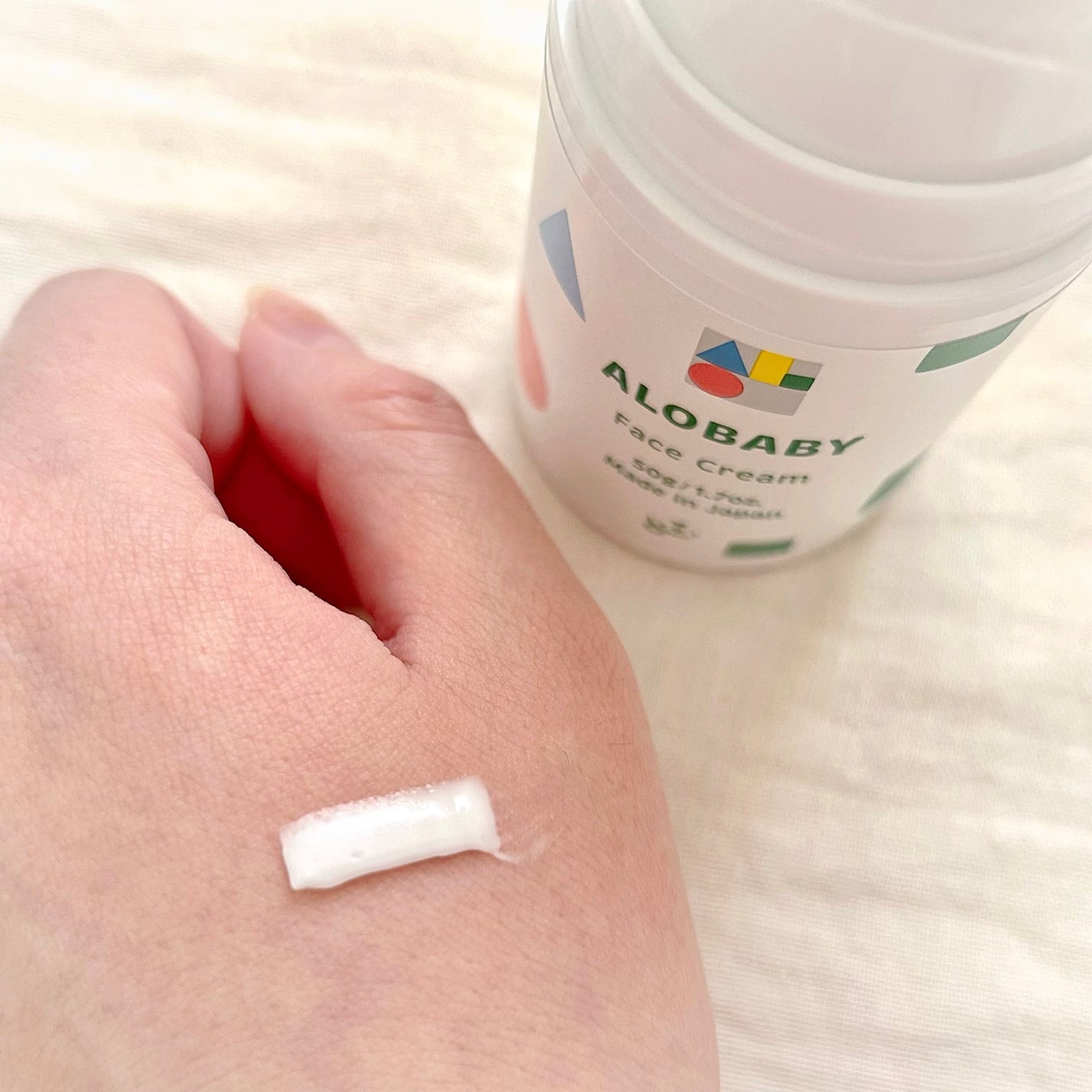 アロベビー フェイスクリーム/ALOBABY/その他スキンケアを使ったクチコミ(3枚目)