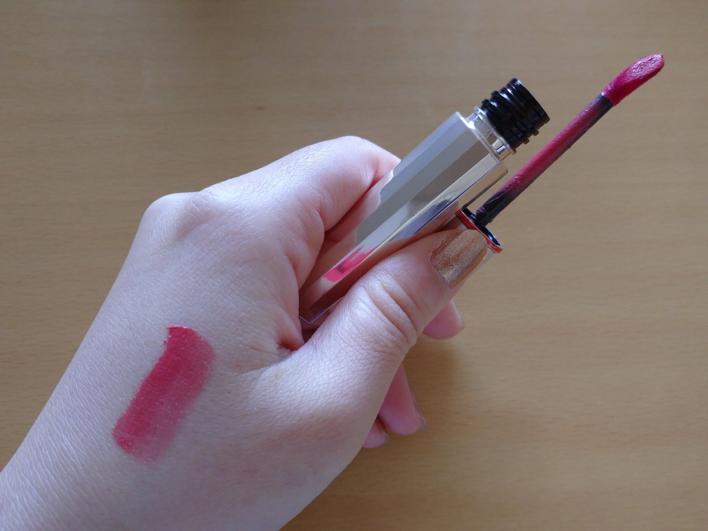 ウオータリールージュ/マキアージュ/リップグロスを使ったクチコミ(1枚目)