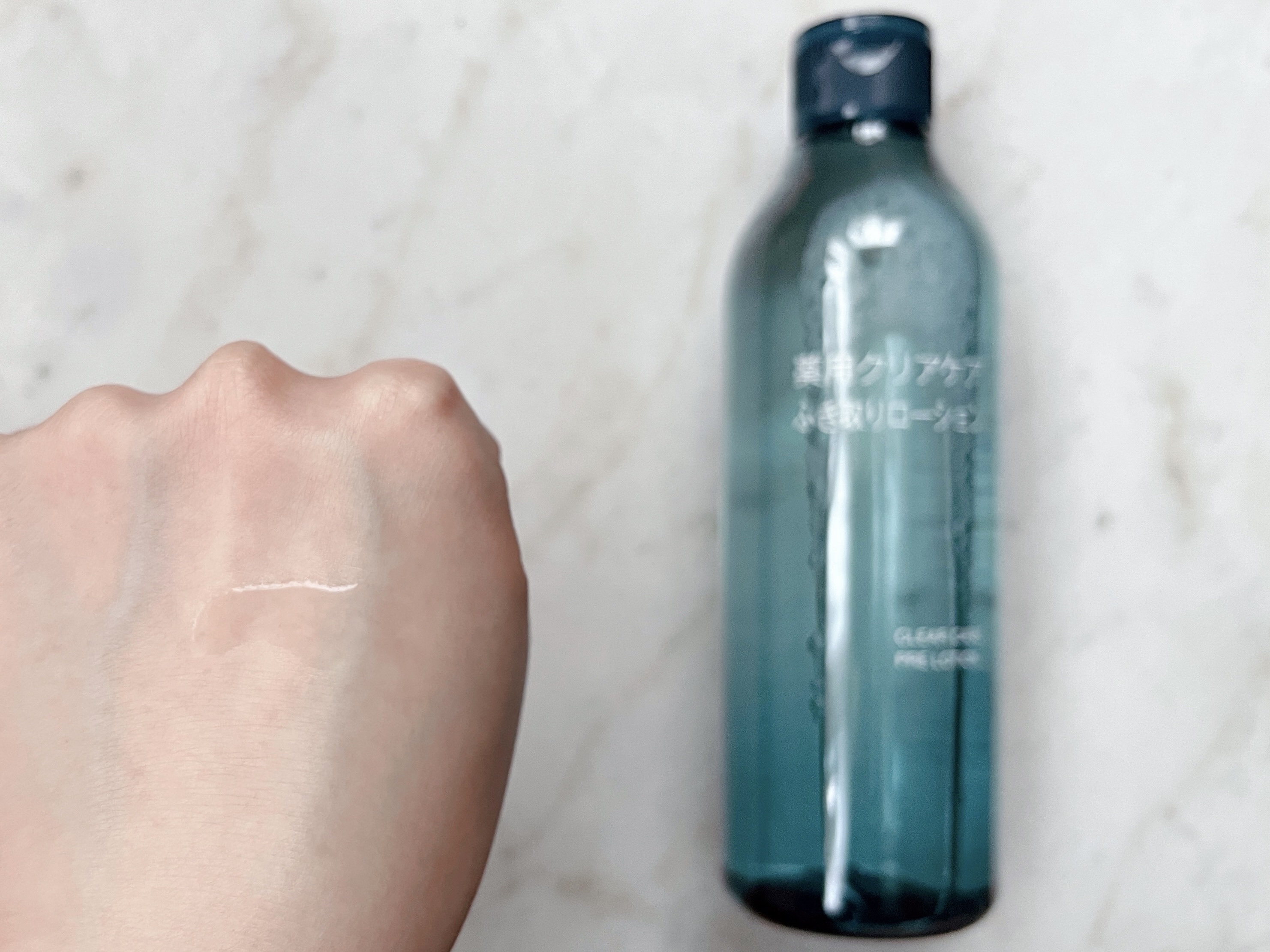 クリアケア薬用拭き取りローション/無印良品/拭き取り化粧水を使ったクチコミ（2枚目）