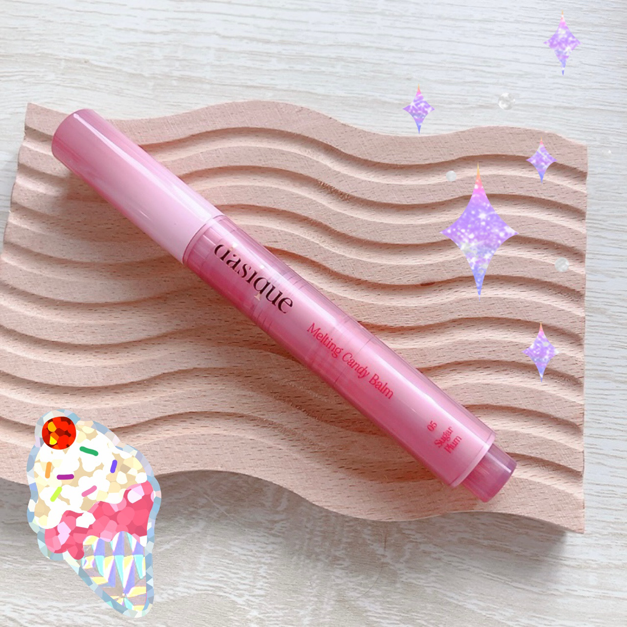 メルティングキャンディーバーム/dasique/口紅を使ったクチコミ（1枚目）