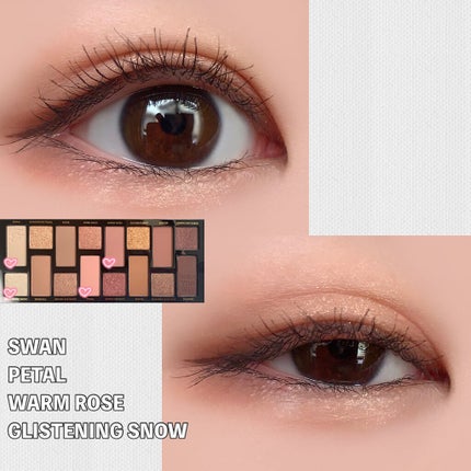 ボーン ディス ウェイ ザ ナチュラル ヌード アイシャドウ パレット/Too Faced/アイシャドウパレットを使ったクチコミ(6枚目)