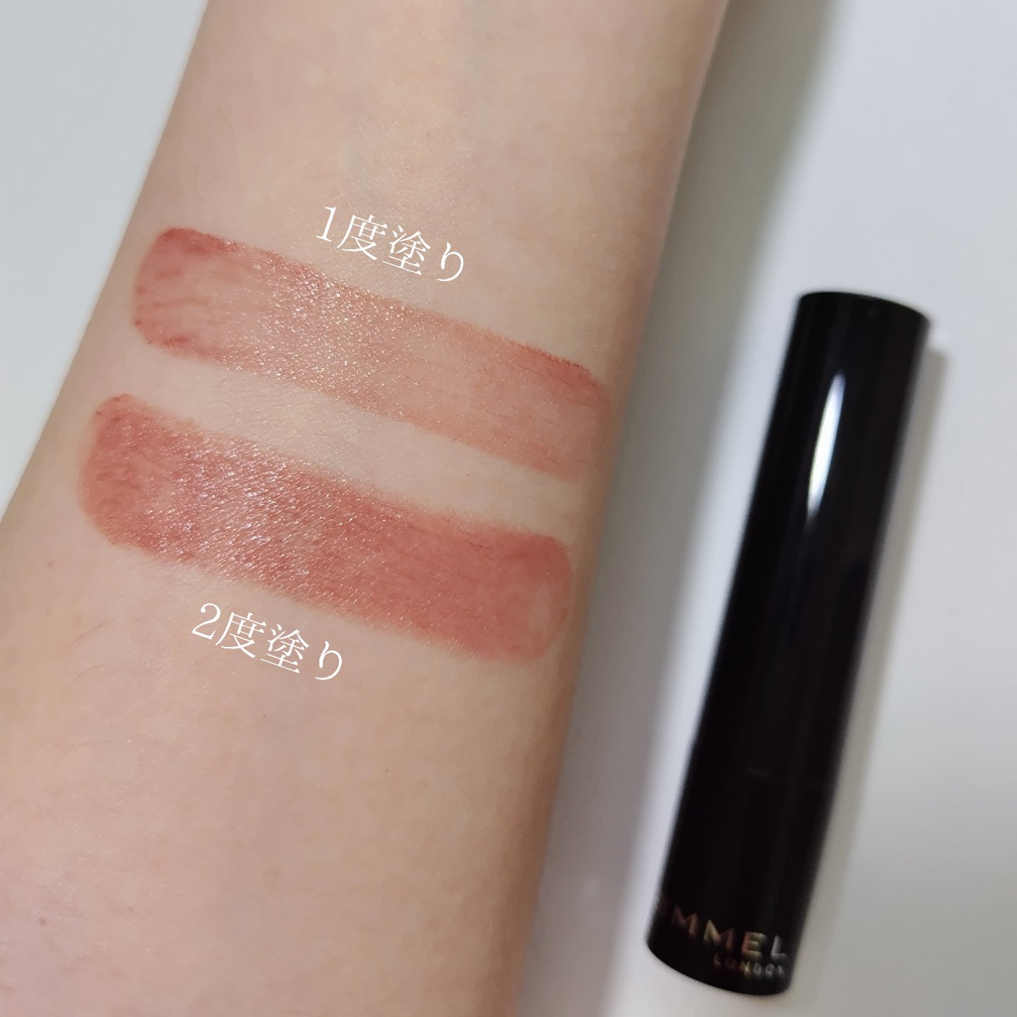 ラスティング フィニッシュ クリーミィモイスト リップスティック/リンメル ロンドン/口紅を使ったクチコミ（2枚目）