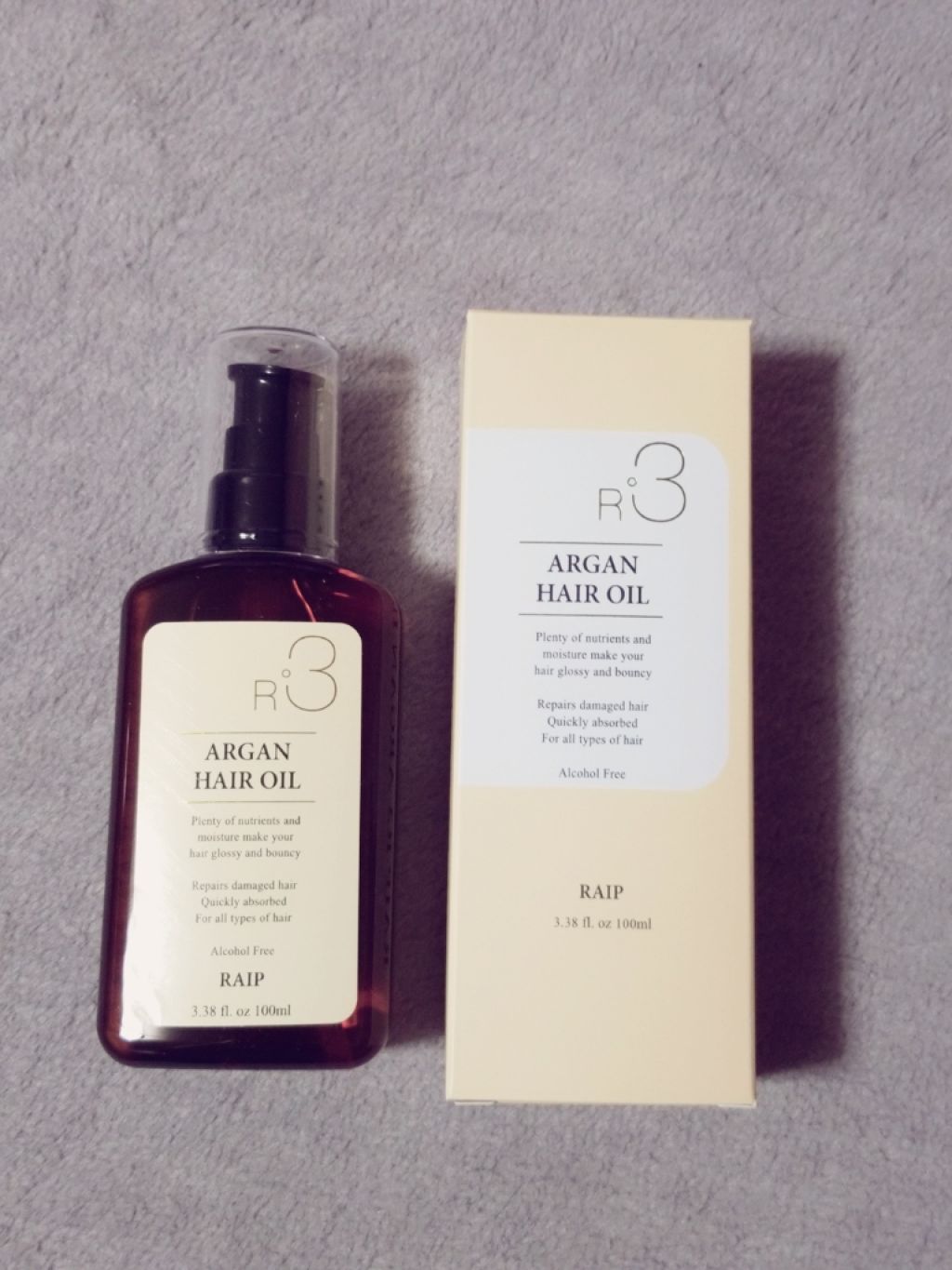 ライプ R3 アルガン ヘアオイル/RAIP/ヘアオイルを使ったクチコミ(1枚目)
