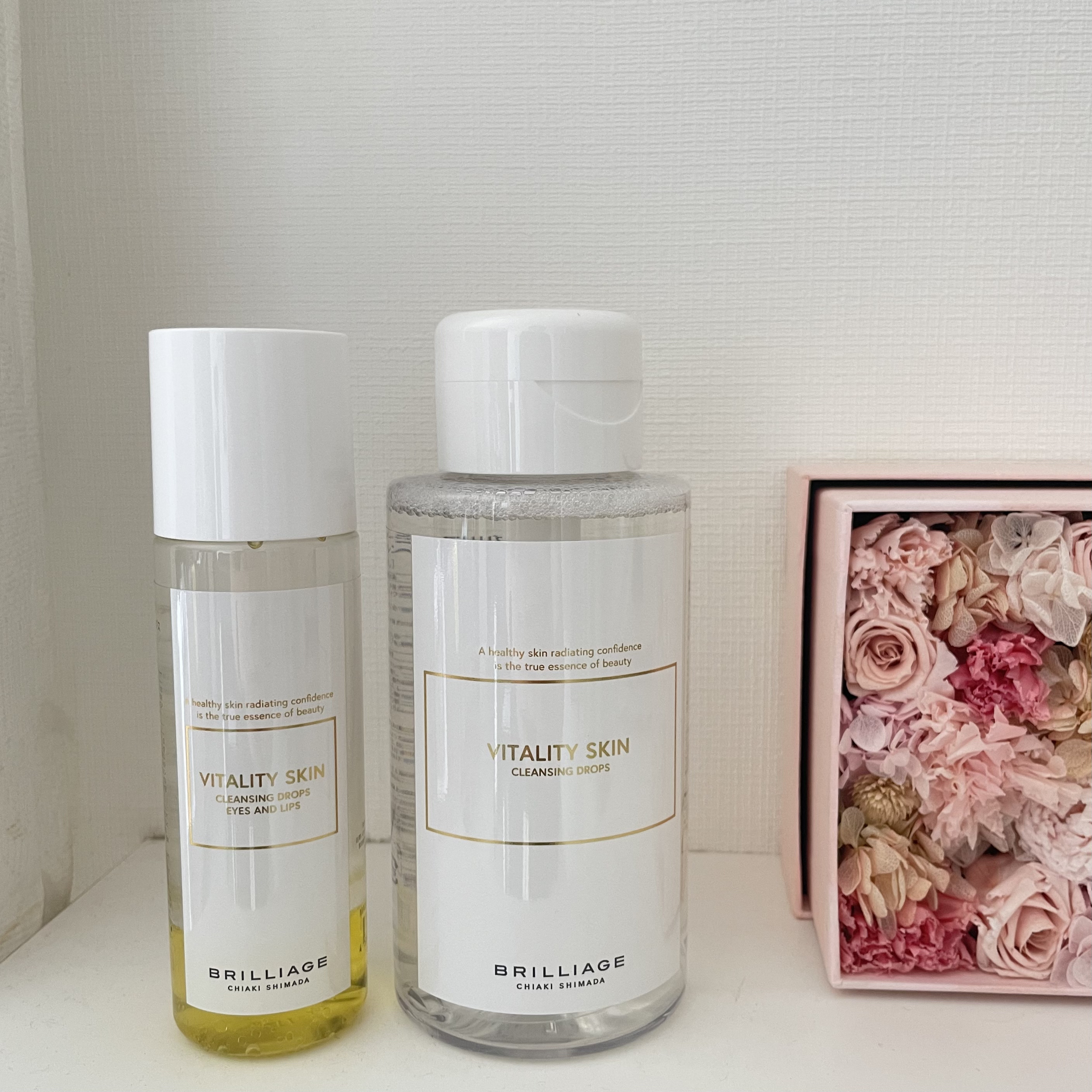 バイタリティ スキン クレンジングドロップス (クレンジングウォーター)/ブリリアージュ/クレンジングウォーターを使ったクチコミ（1枚目）