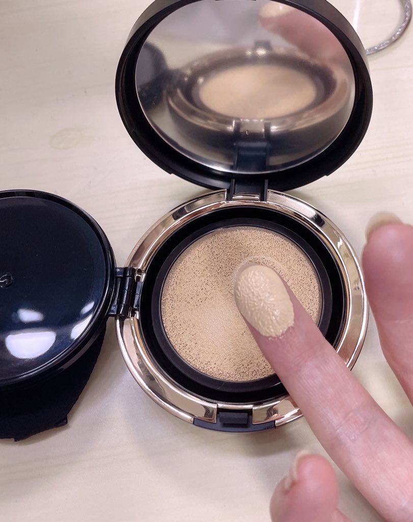 オリジナル ピュア セラム カバーアップ クッション/bareMinerals/クッションファンデーションを使ったクチコミ（2枚目）