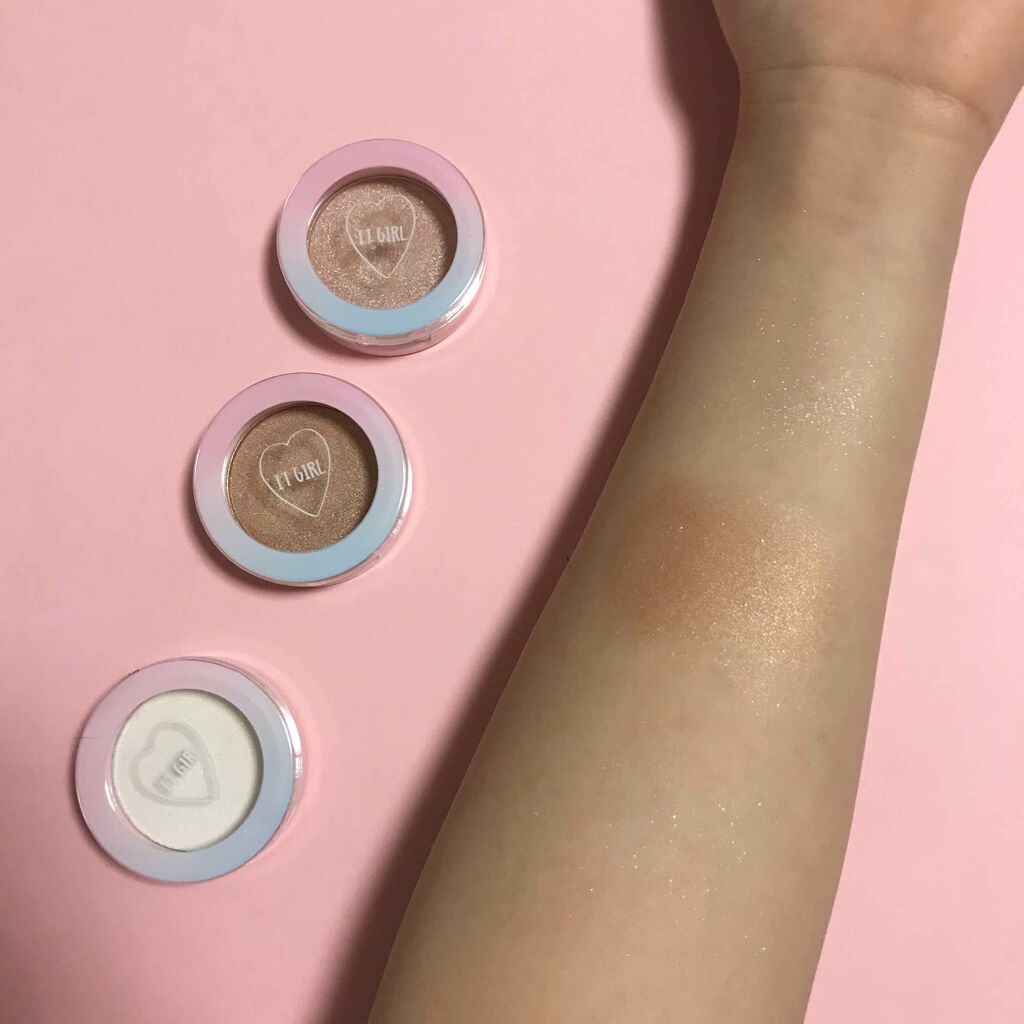 ダイソー×IT GIRL アイシャドウ/DAISO/単色アイシャドウを使ったクチコミ(2枚目)