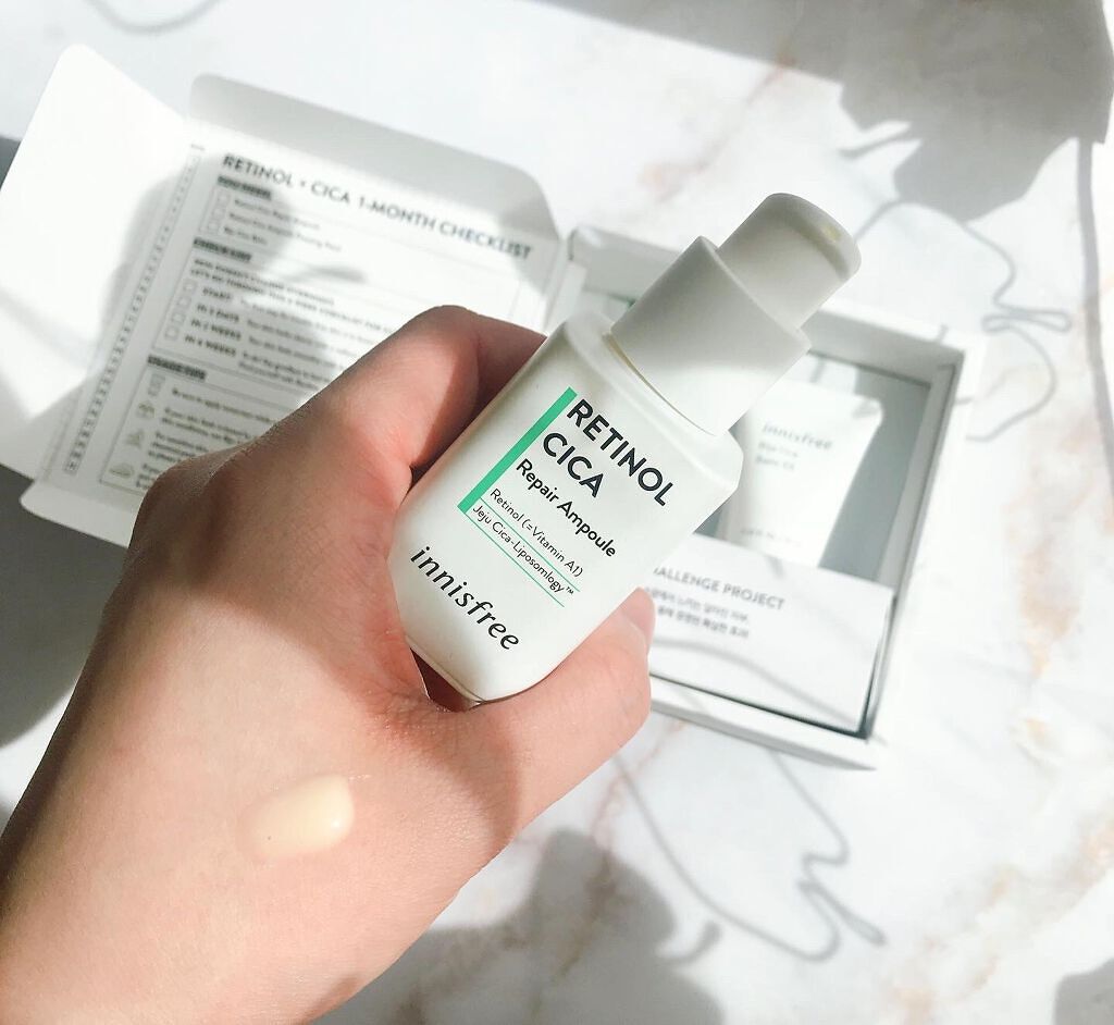 レチノール  シカ リペア セラム スペシャルセット/innisfree/美容液を使ったクチコミ(3枚目)