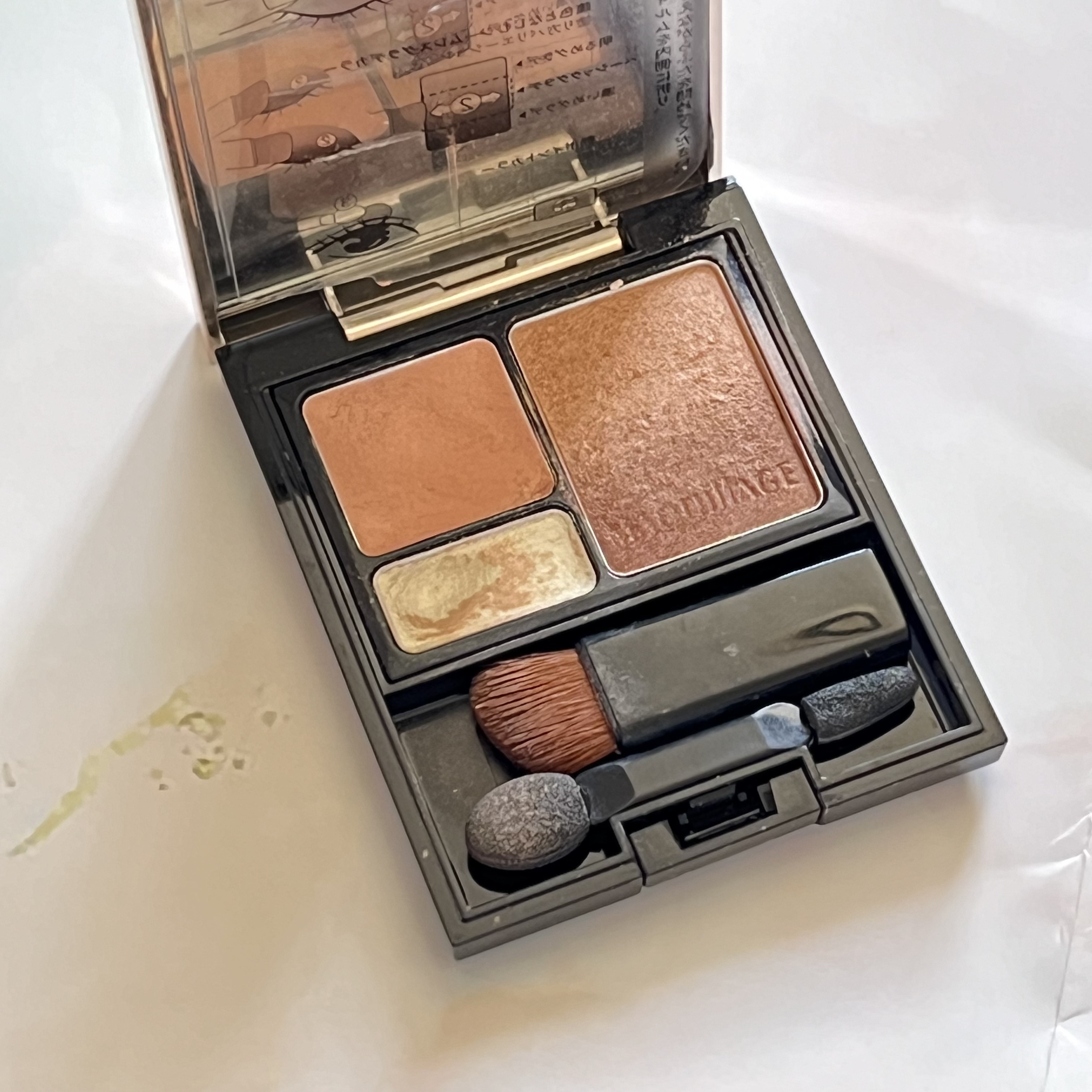 ドラマティックスタイリングアイズＳ BE233 キャラメルミルクティー/マキアージュ/アイシャドウパレットを使ったクチコミ（2枚目）