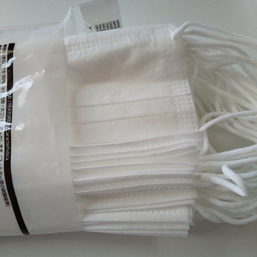 不織布マスク/DAISO/マスクを使ったクチコミ（2枚目）