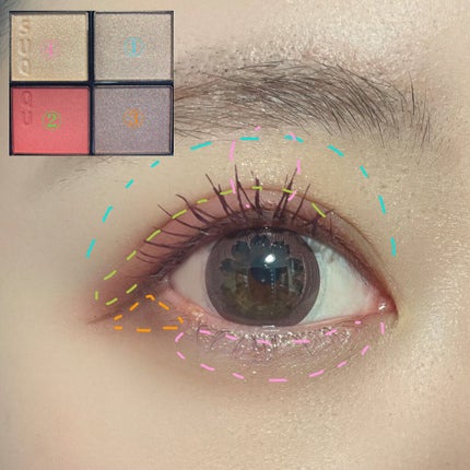 シグニチャー カラー アイズ/SUQQU/アイシャドウパレットを使ったクチコミ(3枚目)