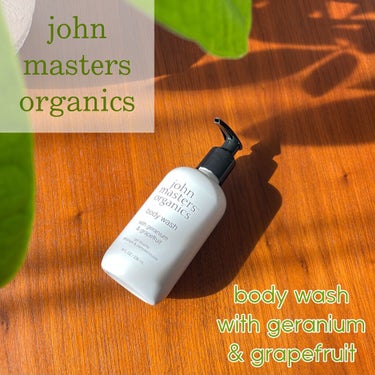 G&Gボディウォッシュ N (ゼラニウム&グレープフルーツ)/john masters organics/ボディソープを使ったクチコミ（1枚目）