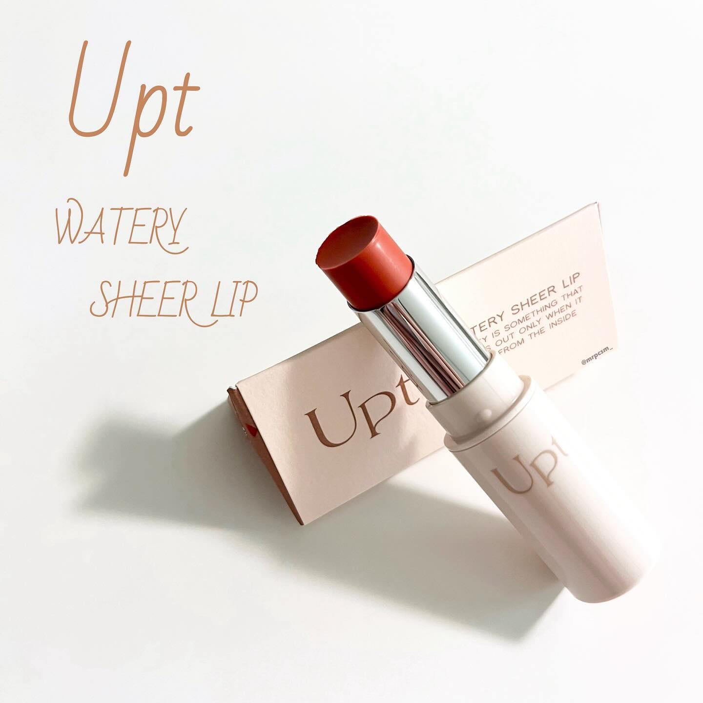 Upt WATERY SHEER LIP /Upt/口紅を使ったクチコミ（1枚目）