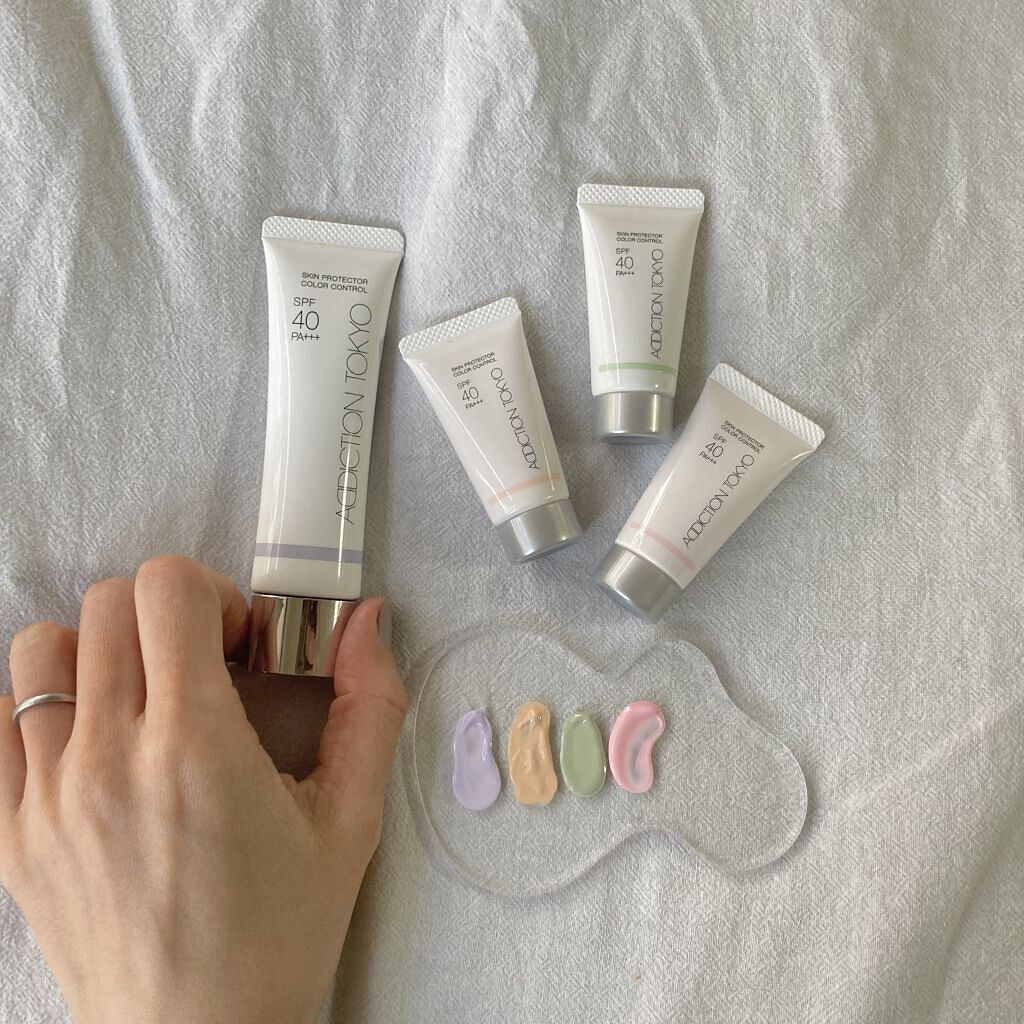 アディクション スキンプロテクター カラーコントロール SPF 40 PA+++ 003 Fresh Beige/ADDICTION/化粧下地を使ったクチコミ（3枚目）