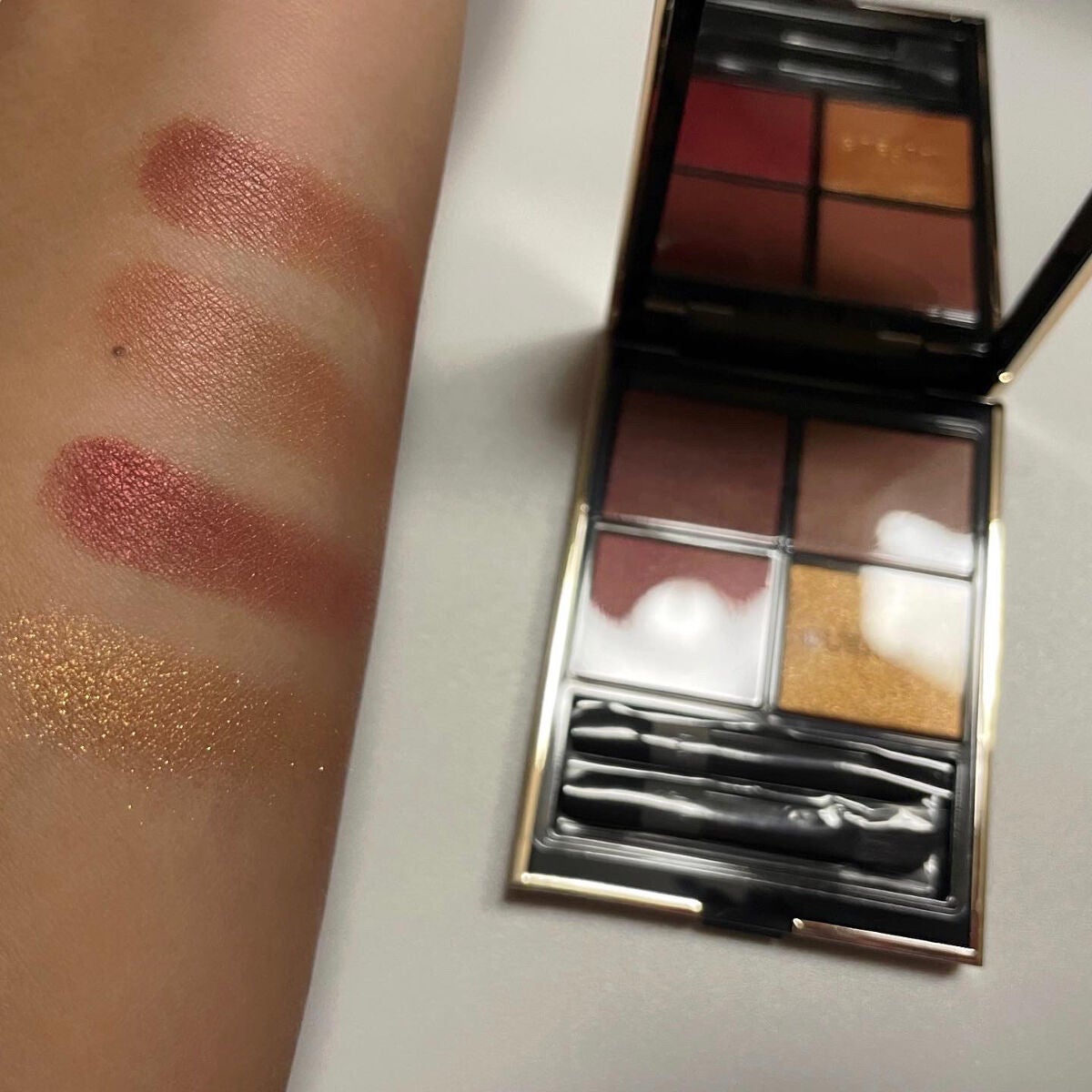 オンブル ジェ/GUERLAIN/アイシャドウパレットを使ったクチコミ(4枚目)