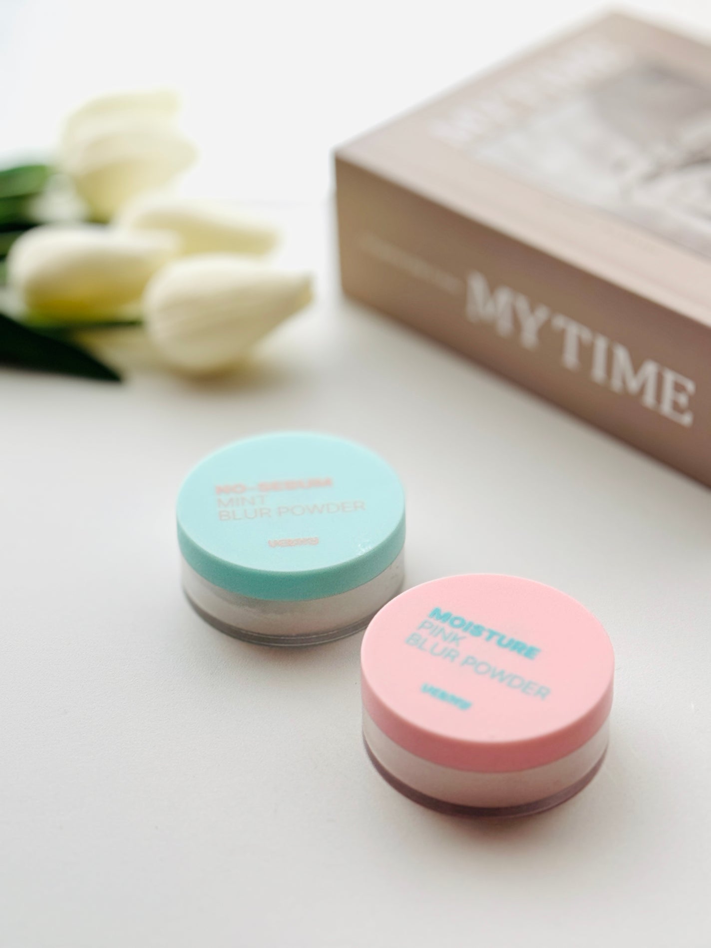 モイスチャーピンクブラーパウダー/Vertty/ルースパウダーを使ったクチコミ(1枚目)