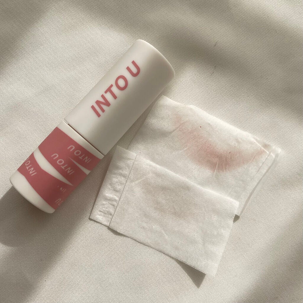 スーパーマットリップ&チークマッド/INTO U/口紅を使ったクチコミ(4枚目)