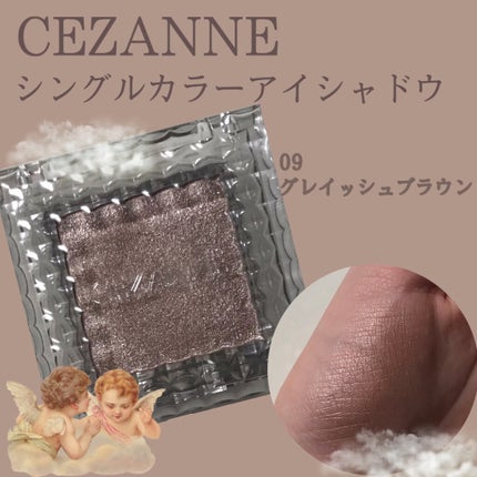 シングルカラーアイシャドウ/CEZANNE/単色アイシャドウを使ったクチコミ(1枚目)