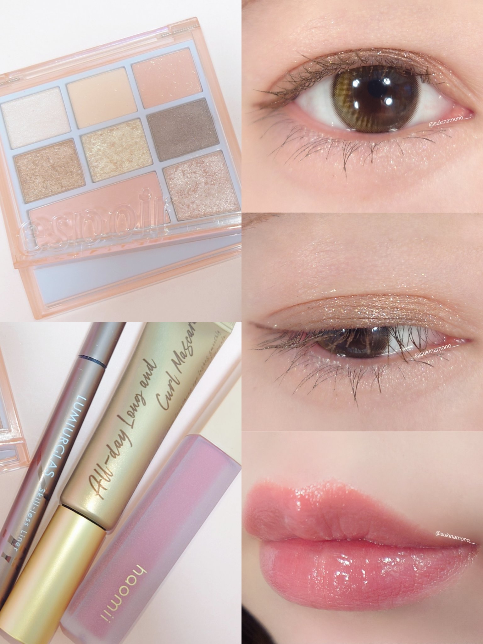 シャンデリアエディション(アイシャドウ/リップグロス)/espoir/メイクアップキットを使ったクチコミ（2枚目）