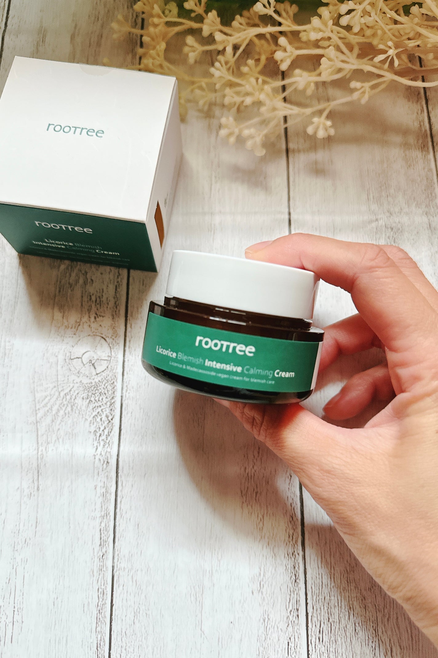 リコリス ブレミッシュ インテンシブ カーミングクリーム/rooTree/フェイスクリームを使ったクチコミ(3枚目)