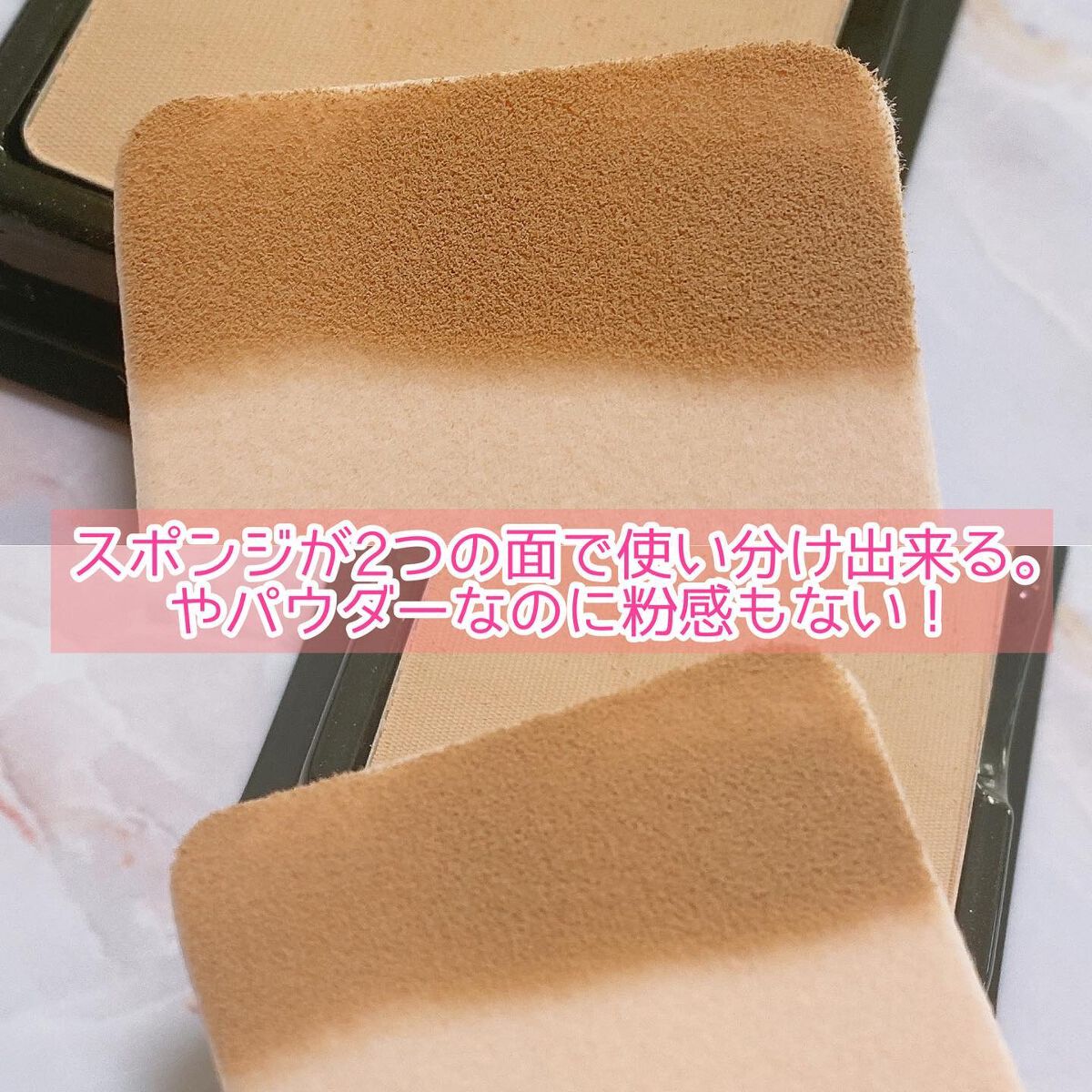 HDスキン マットベルベットコンパクト/MAKE UP FOR EVER/パウダーファンデーションを使ったクチコミ(2枚目)