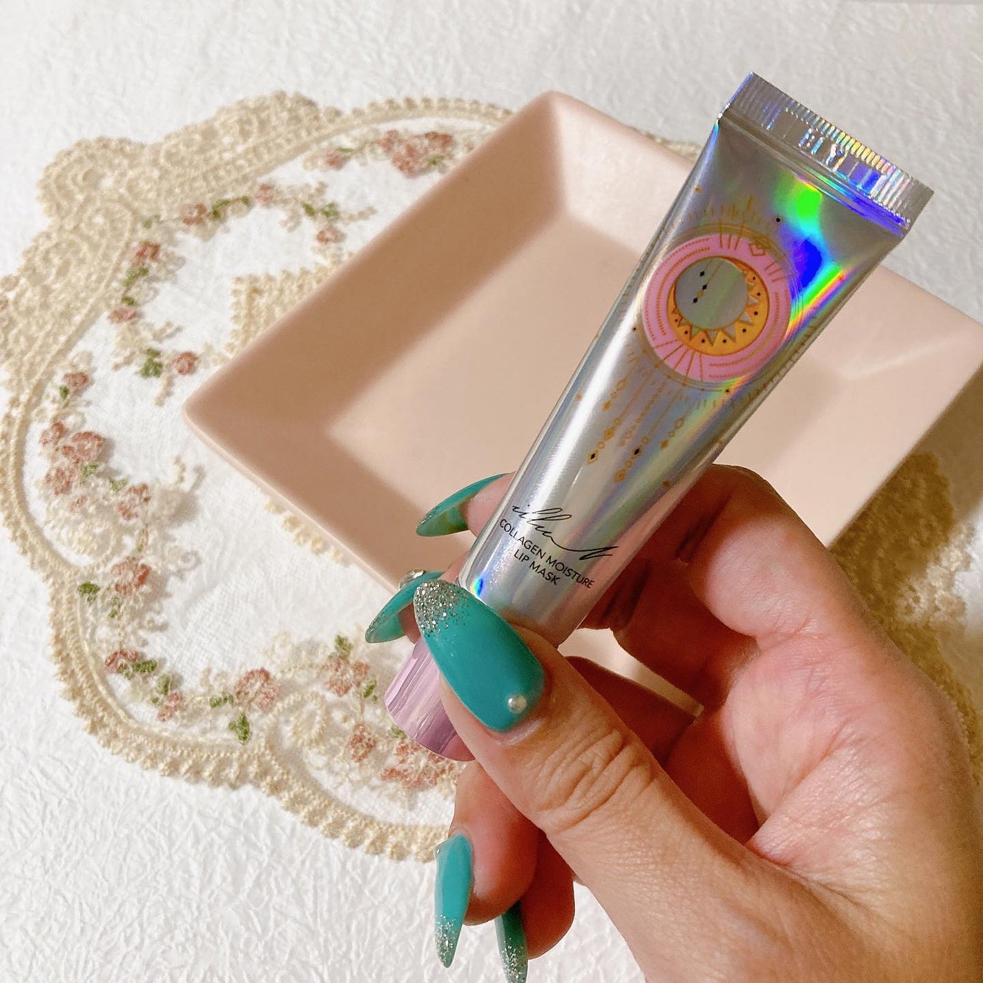 イリュン コラーゲンモイスチャーリップマスク/illuN/リップマスクを使ったクチコミ(1枚目)