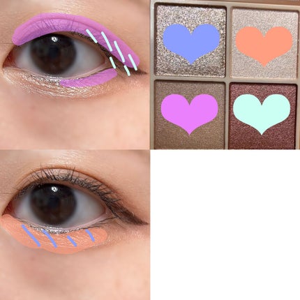 ベージュトーンアイシャドウ/CEZANNE/アイシャドウパレットを使ったクチコミ(3枚目)