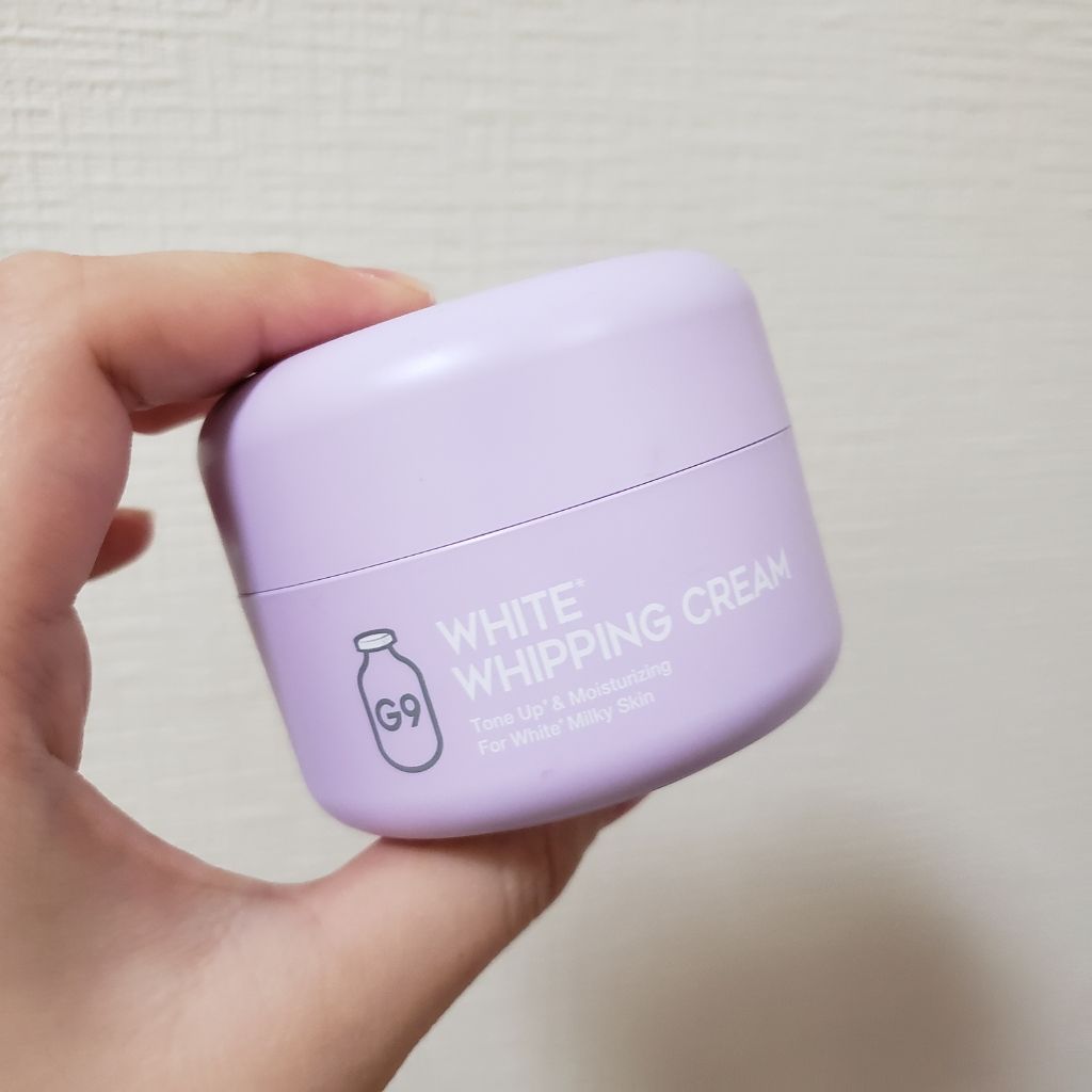 WHITE WHIPPING CREAM(ウユクリーム)/G9SKIN/化粧下地を使ったクチコミ(1枚目)