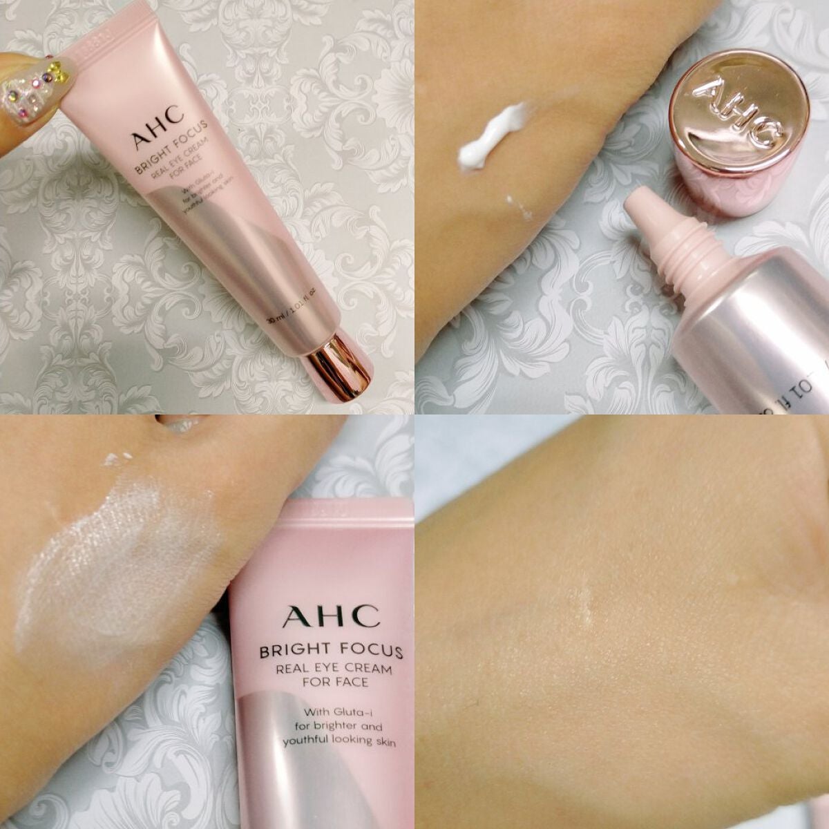 ブライト フォーカス リアル アイクリーム フォーフェイス/AHC/アイケア・アイクリームを使ったクチコミ(2枚目)