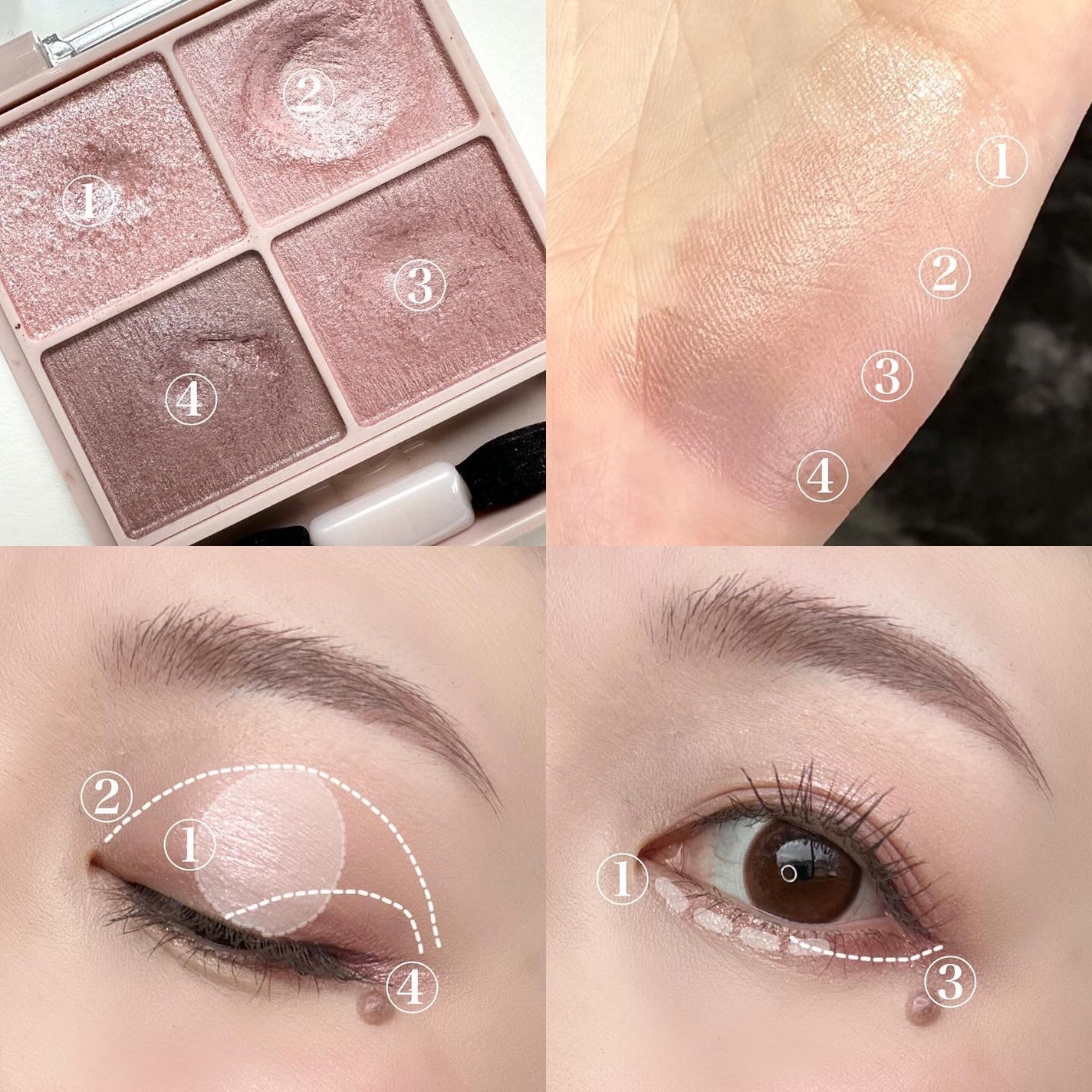 シルキースフレアイズ(マットタイプ)/キャンメイク/アイシャドウパレットを使ったクチコミ(3枚目)