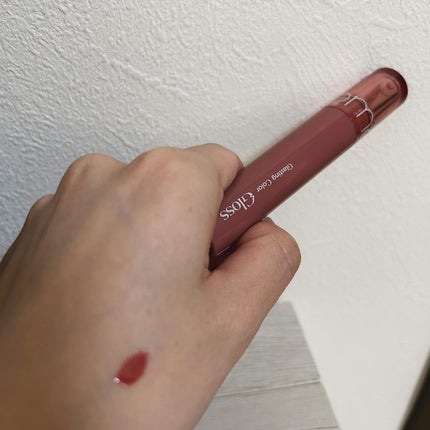 グラスティングカラーグロス/rom&nd/リップグロスを使ったクチコミ(1枚目)