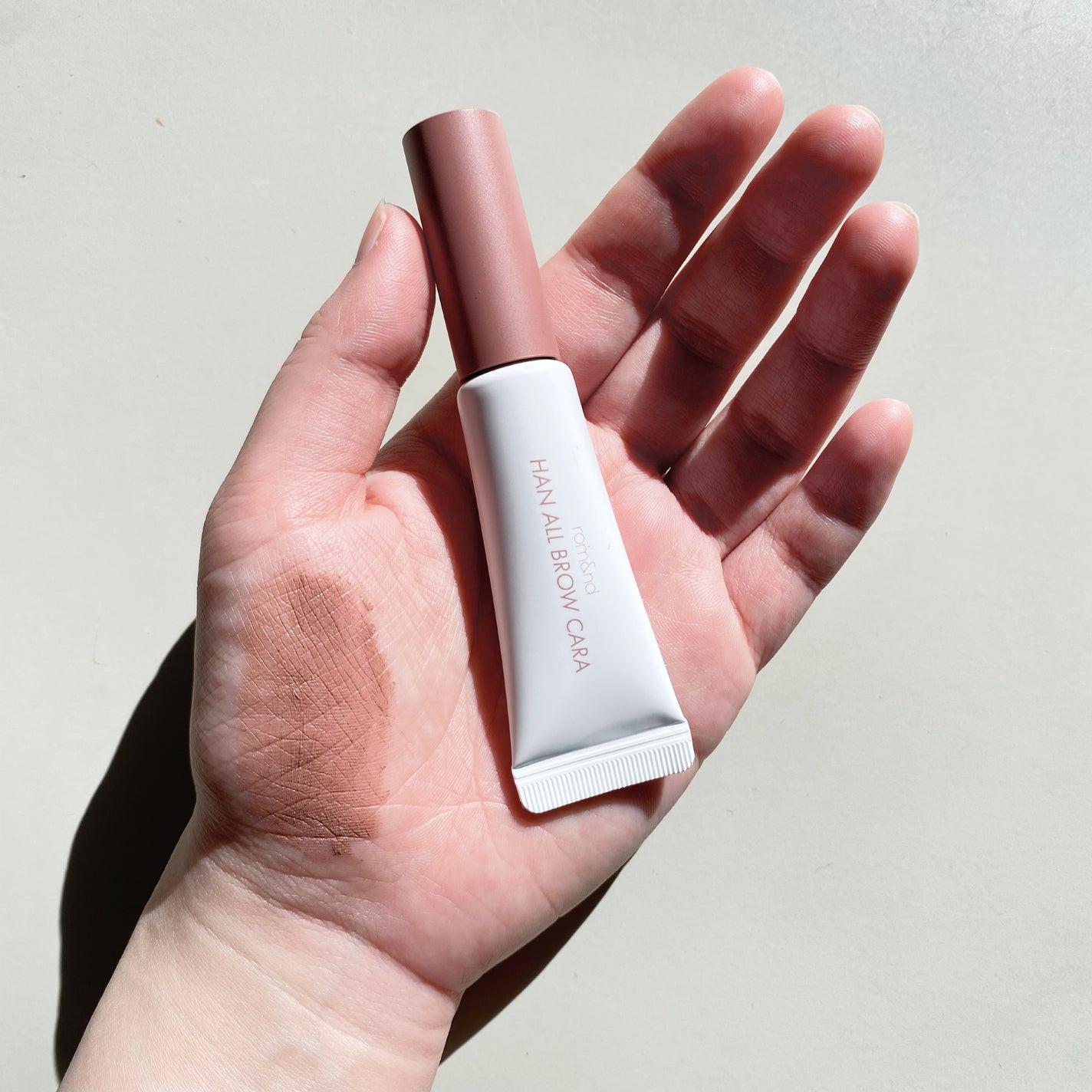 ハンオールブロウカラ/rom&nd/眉マスカラを使ったクチコミ(5枚目)