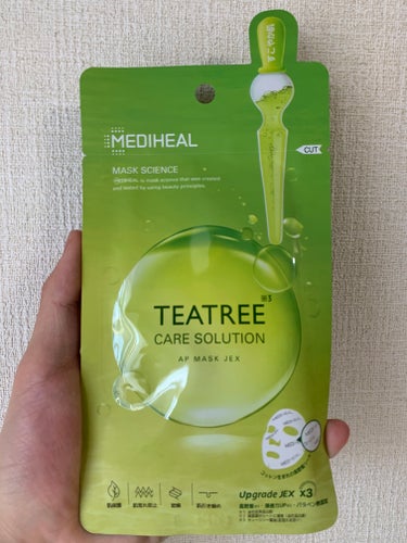 ティーツリーケアソリューション アンプルマスクJEX 25ml×3枚/MEDIHEAL/シートマスク・パックを使ったクチコミ（2枚目）