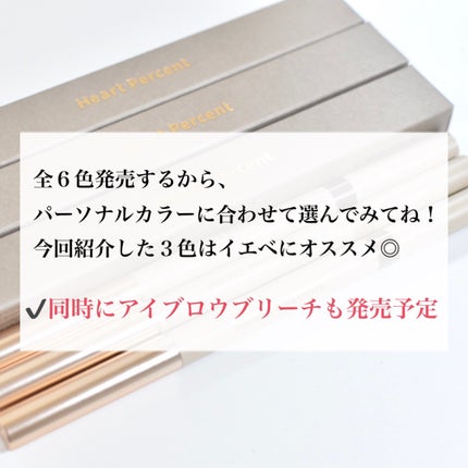 ドット オン ムードエッジ アンド フラットアイブロウ/Heart Percent/アイブロウペンシルを使ったクチコミ(4枚目)