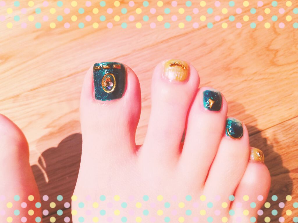 ネイルシール/DAISO/ネイルシールを使ったクチコミ（2枚目）